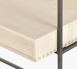 Graham Wall Desk With Drawer &amp; Bookcase (85&quot;)