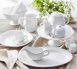 Emma Beaded Stoneware Creamer