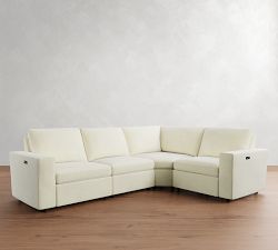 Dream Wide Arm Power Reclining Reversible Wedge Sectional - Storage Available (122&quot;-134&quot;)