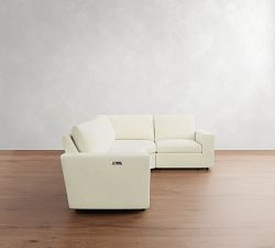 Dream Wide Arm Power Reclining Reversible Wedge Sectional - Storage Available (122&quot;-134&quot;)