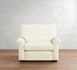 PB Comfort Modern Roll Arm Power Recliner