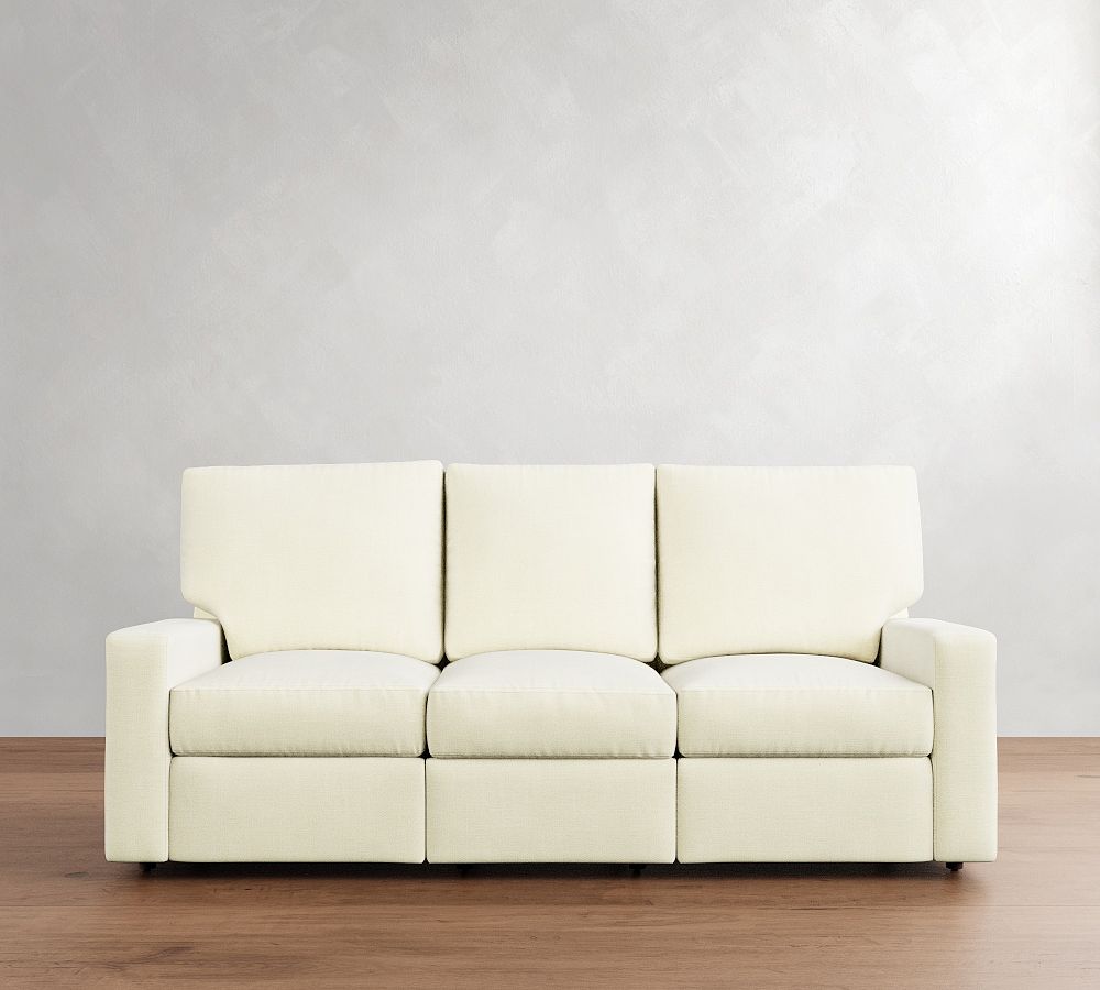 PB Comfort Modern Square Arm Motion Power Reclining Sofa (86&quot;)