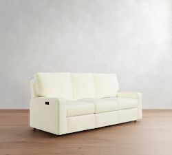 PB Comfort Modern Square Arm Motion Power Reclining Sofa (86&quot;)