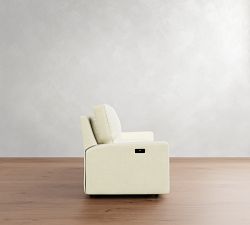 PB Comfort Modern Square Arm Motion Power Reclining Sofa (86&quot;)