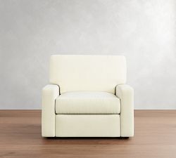 PB Comfort Modern Square Arm Power Recliner