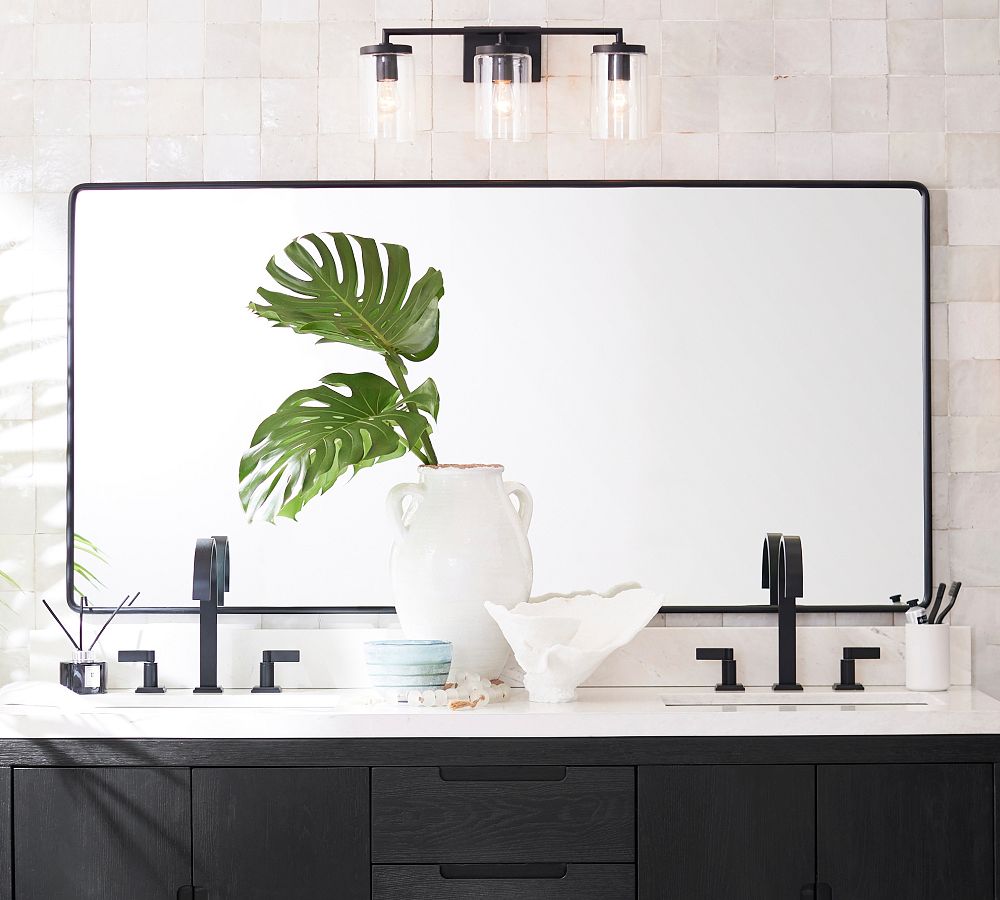 Vintage Double Wide Mirror
