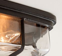 Pearce Glass Outdoor Flush Mount (8&quot;)