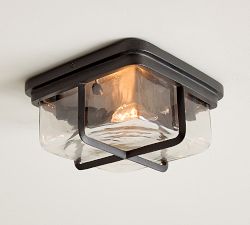 Pearce Glass Outdoor Flush Mount (8&quot;)