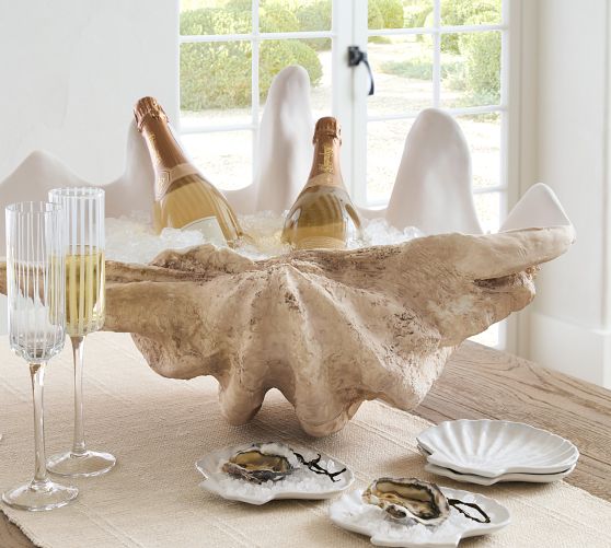 Clam Shell Champagne Bucket