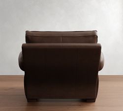 Pearce Roll Arm Leather Recliner