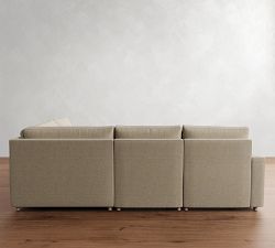 Westwood Square Arm Power Reclining Reversible Wedge Sectional - Storage Available (119&quot;-131&quot;)