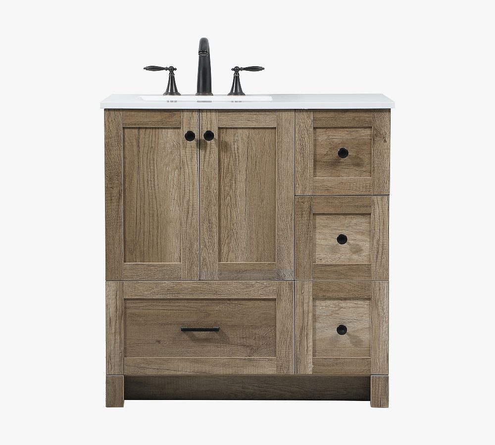 Alderson 32" Natural Oak Single Sink Vanity