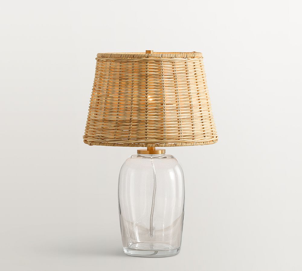 Carter Woven Table Lamp (18"-29")