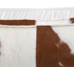 Jabari Pieced Cowhide Lumbar Pillow