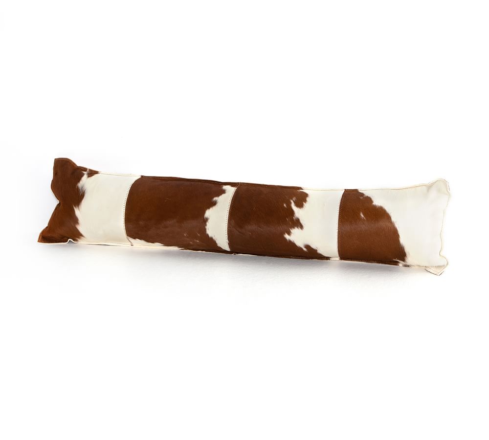Jabari Pieced Cowhide Lumbar Pillow
