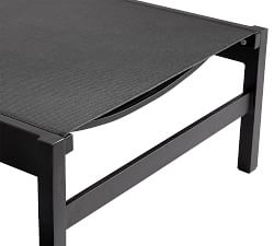 Open Box: Fiji Mesh Stackable Chaise Lounge, Set of 2