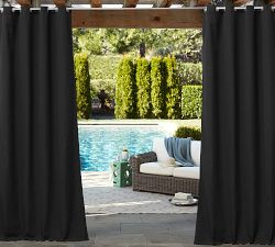 Sunbrella&#0174; Solid Outdoor Grommet Curtain