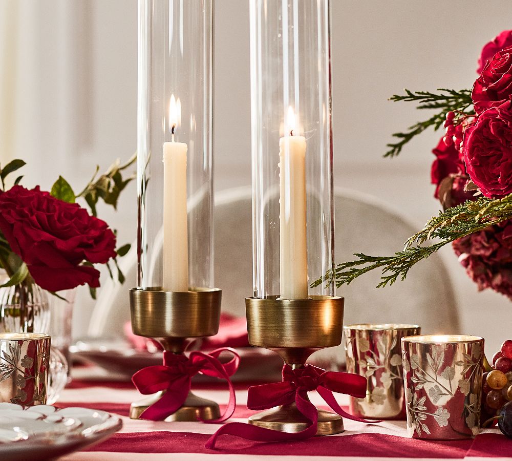 Monique Lhuillier Salerno Hurricane Taper Candleholder