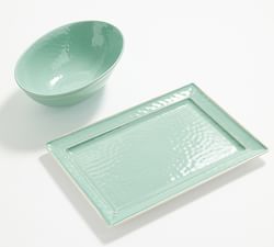 Cabana Outdoor Melamine Serving Platter &amp; Bowl Set