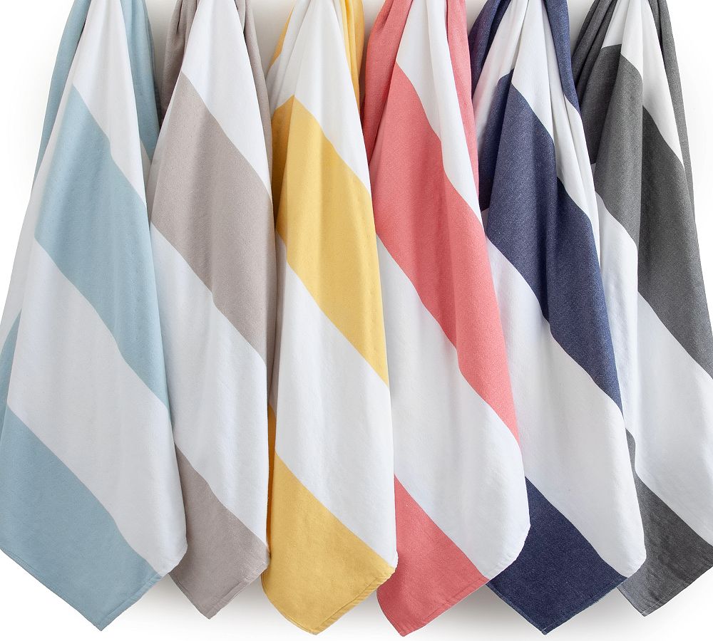 Conner Block Striped Beach Towel
