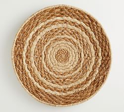 Double Handwoven Basket Wall Art - 40&quot;