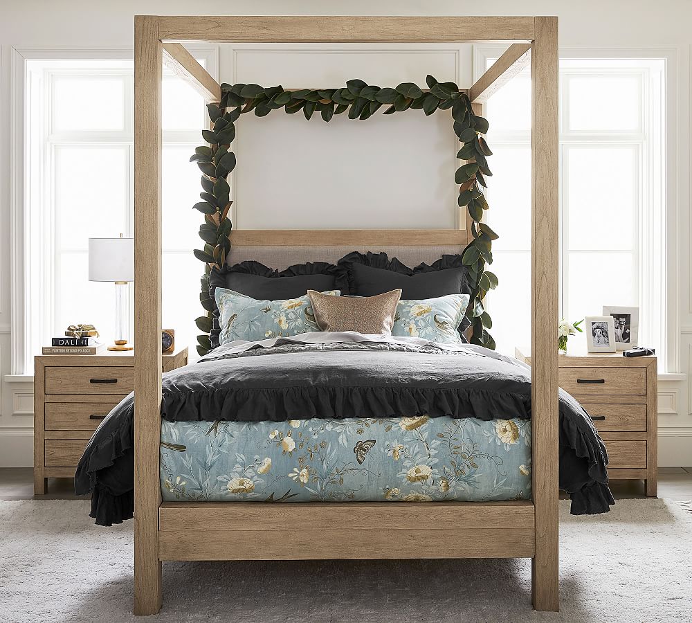 Emmalyn Chateau Cotton Linen Duvet Cover