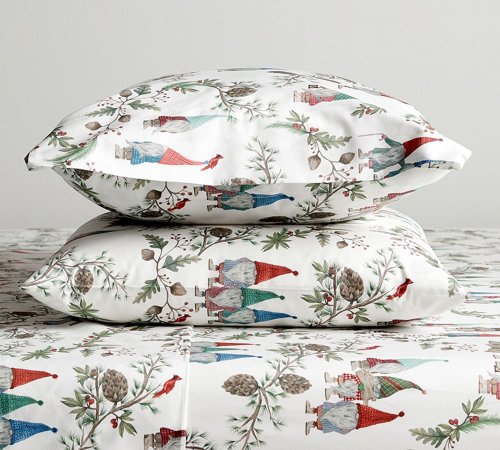 Forest Gnome Organic Percale Pillowcases - Set of 2