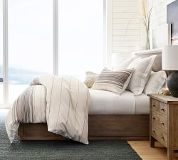 Trenton Striped Organic Duvet Cover &amp; Shams