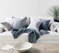 Palm Embroidered Pillow Cover