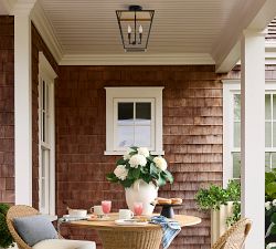 Prescott Outdoor Metal Flush Mount (14'')