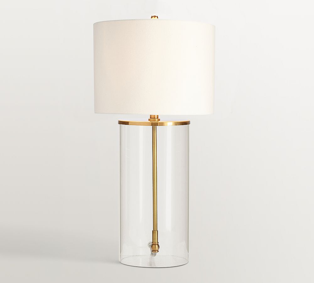Aria Glass Table Lamp (23&quot;)