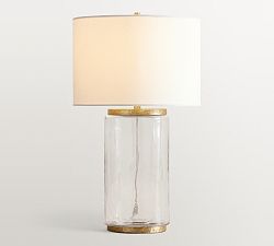 Dalton Recycled Glass Table Lamp (20&quot;-25&quot;)
