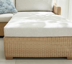 Huntington Wicker 3-Piece Double Chaise Slope Arm Outdoor Sectional