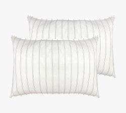 Melia 3-Piece Striped Cotton Duvet Cover &amp; Shams Set