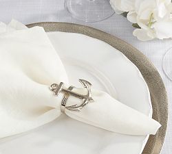 Anchor Napkin Ring, Set of 4