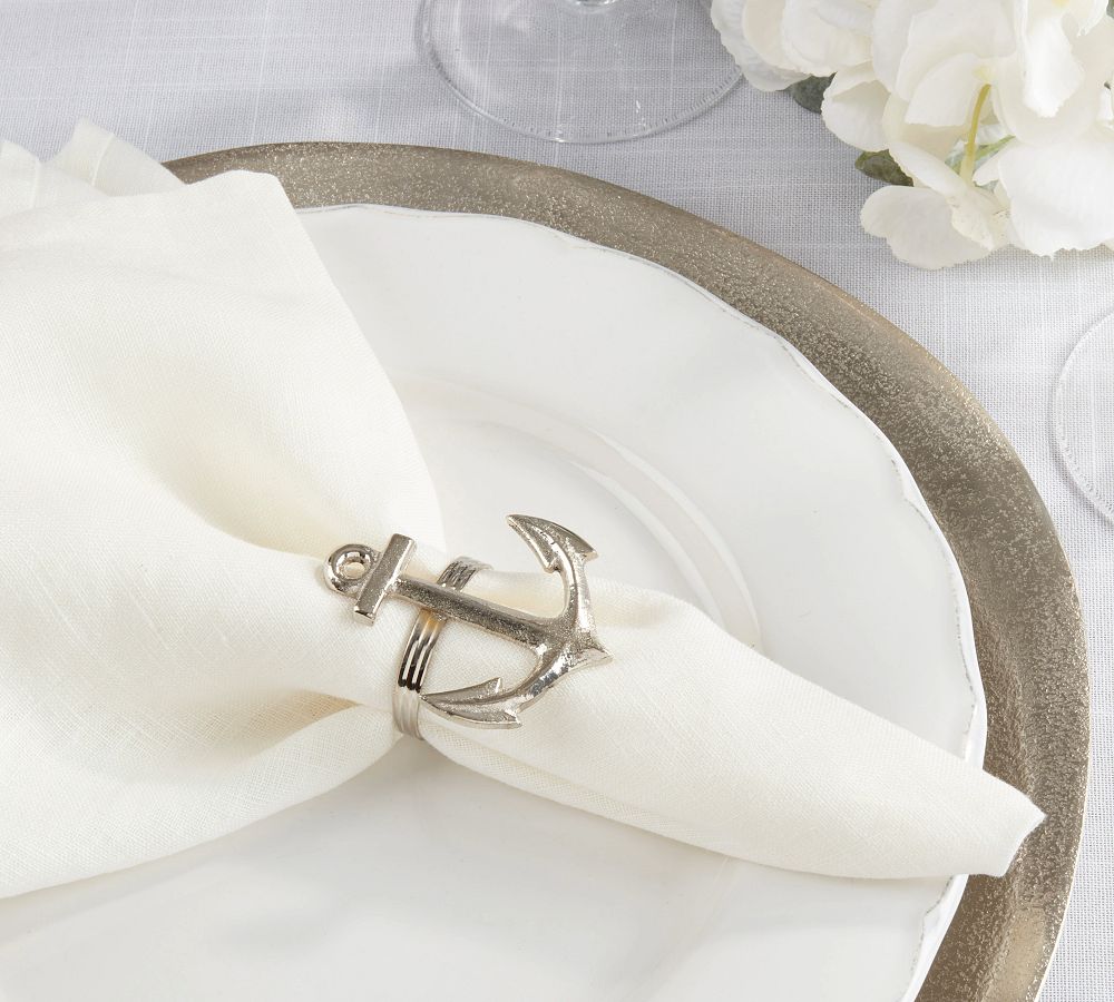 Anchor Napkin Ring, Set of 4