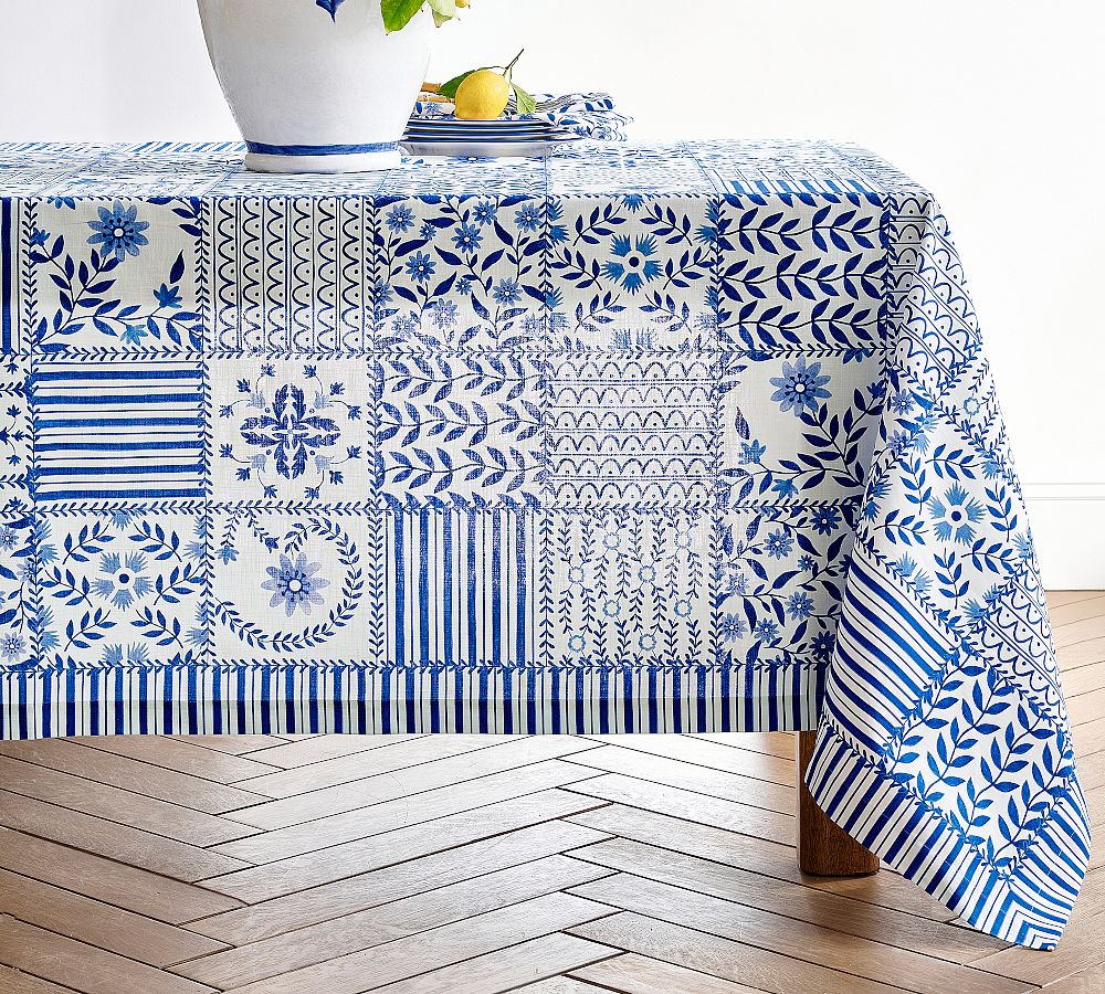 Mark D. Sikes Clementine Patchwork Tablecloth