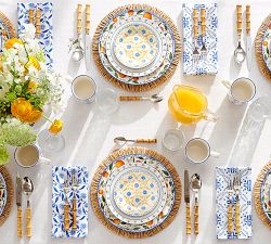 Mark D. Sikes Valencia Vine Appetizer Plates - Set of 4