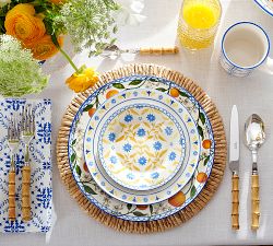 Mark D. Sikes Valencia Vine Appetizer Plates - Set of 4