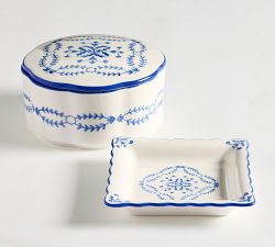 Mark D. Sikes Clementine Floral Jewelry Box