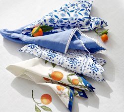 Mark D. Sikes Clementine Floral Napkins - Set of 4