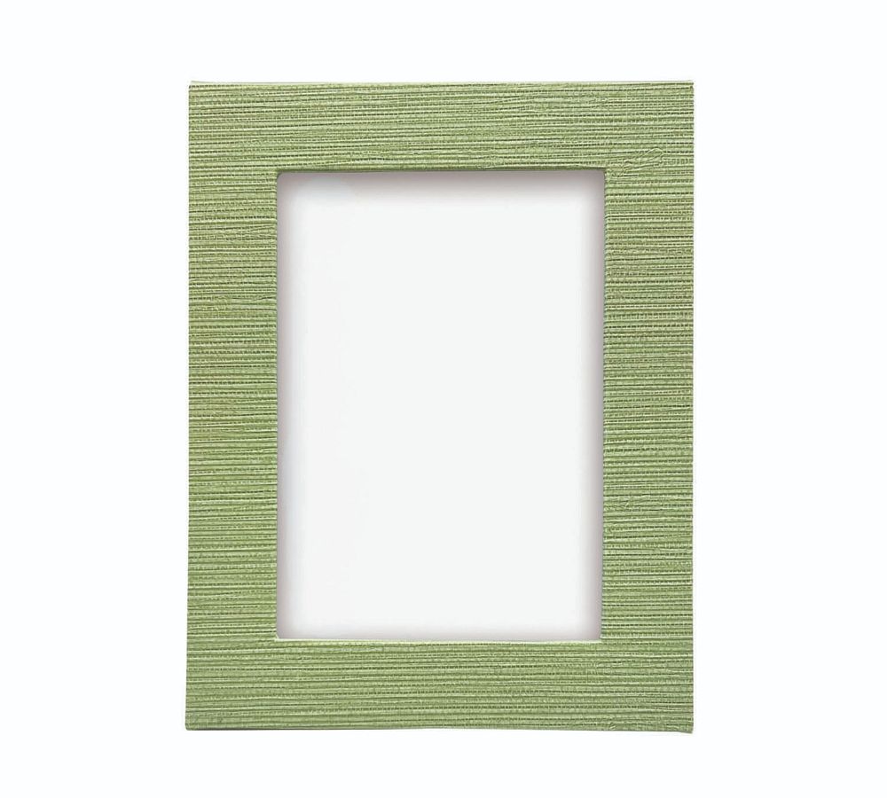 Faux Grasscloth Frames- Green (5x7)