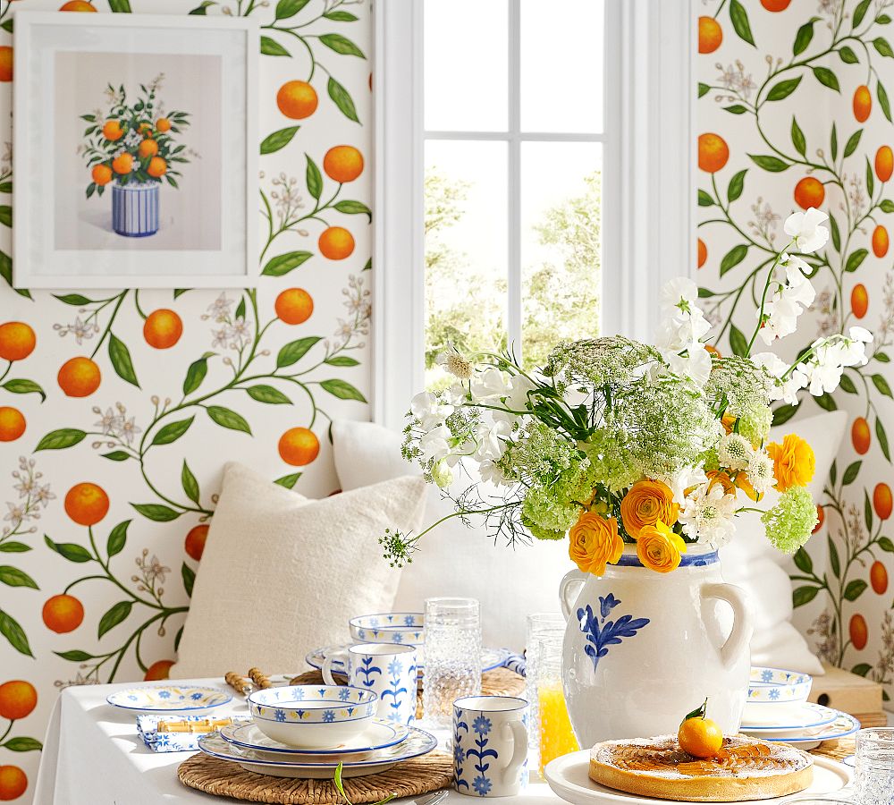 Mark D. Sikes Valencia Vine Wallpaper Sample