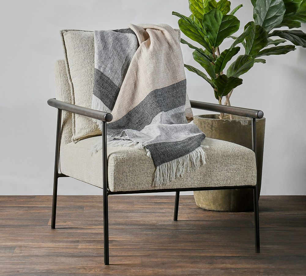 Kenna Striped Throw
