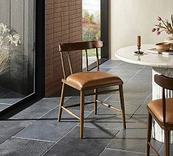 Lune Leather Dining Chair