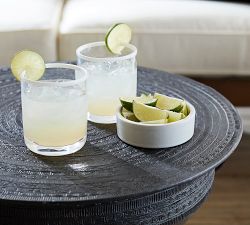 Open Box: Frog Drum Metal Outdoor Side Tables (12&quot;-25&quot;)