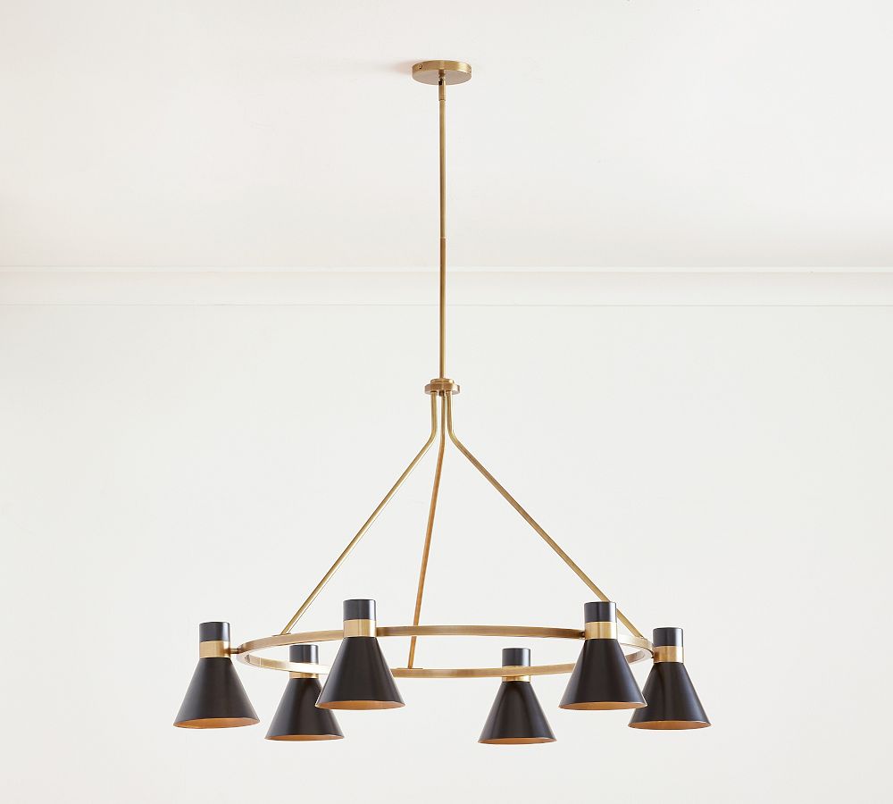 Maxwell Metal Round Chandelier (45&quot;)
