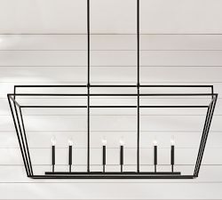Prescott Outdoor Metal Linear Chandelier (54&quot;)