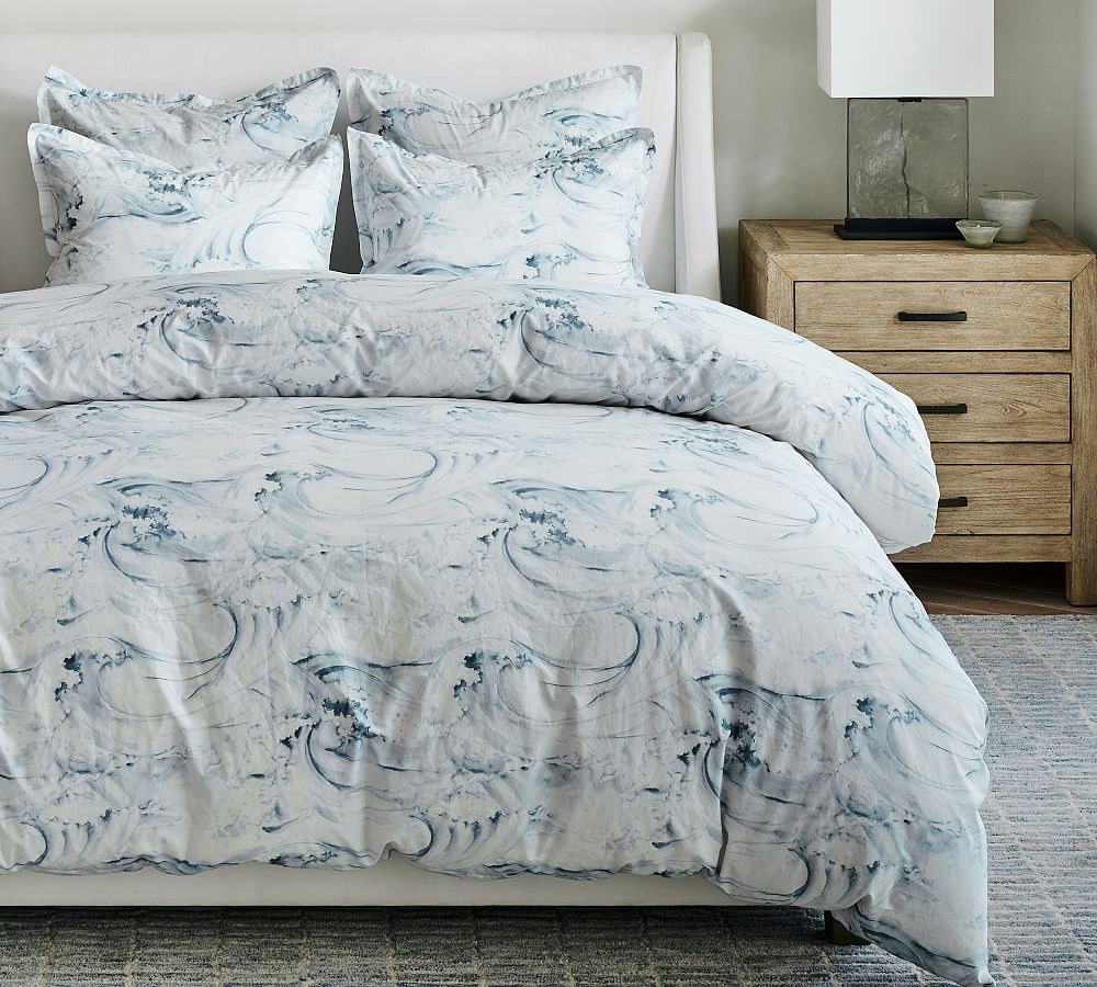 Stinson Wave Organic Cotton Duvet Cover