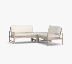 Indio Eucalyptus 3-Piece L-Shaped Outdoor Sectional (78&quot;)